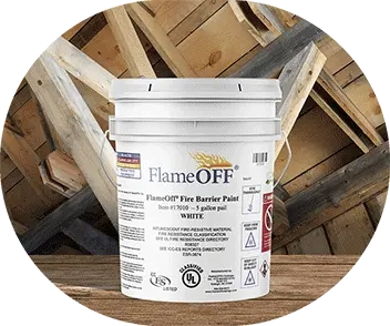 Fire Barrier Paint is a fire resistant and fireproof coating solution for wood